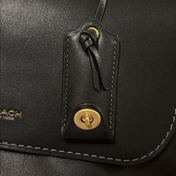 Coach Slouchy Rogue Top Handle Bag Black - Picture 12 of 12